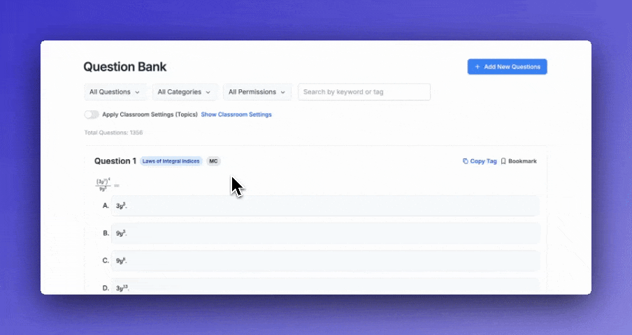 Search the bank